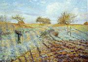 Camille Pissaro Hoarfrost Spain oil painting reproduction